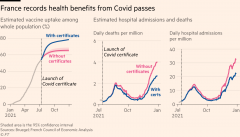 Bénéfice du passe sanitaire en France