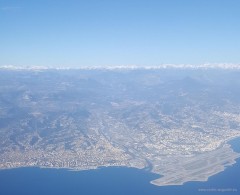 St Laurent du Var vu d'avion